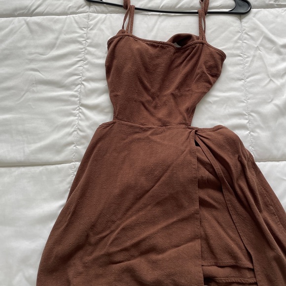 Pacsun brown skort romper - Picture 5 of 5